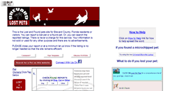 Desktop Screenshot of brevardlostpets.com